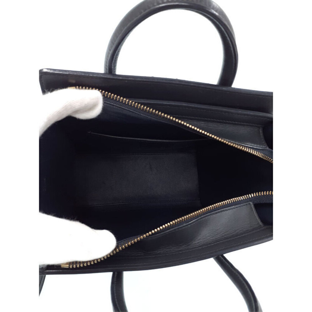 Celine Shopper Leather Shoulder Bag - Picture 3 of 9